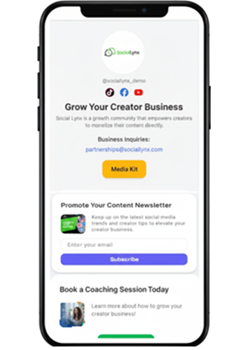 Business Link-in-Bio Example